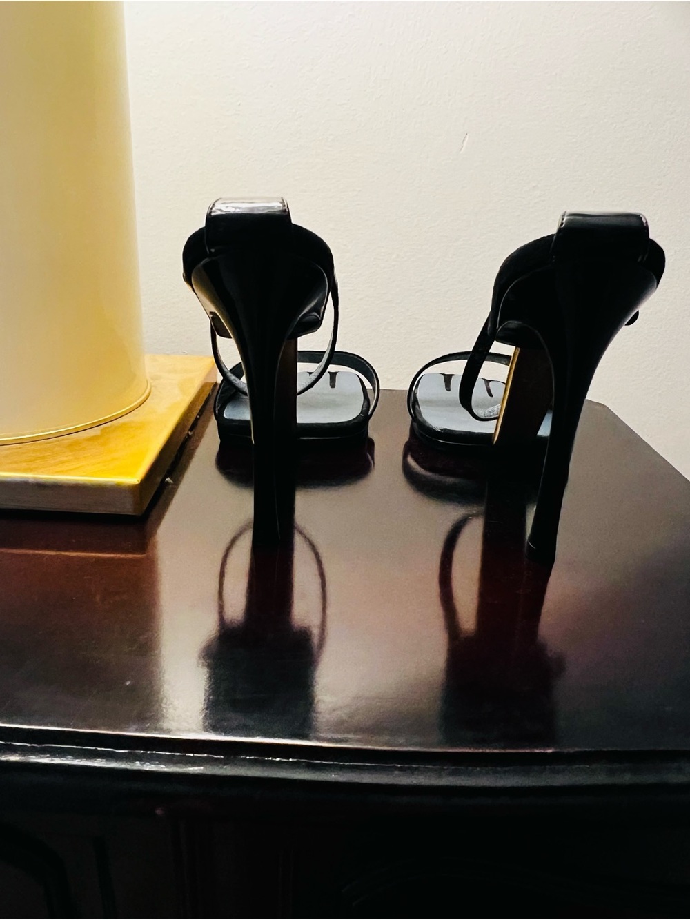 Vintage Archival YSL Hero 2008 Women’s Black‎ Strappy Stiletto Heel Sandals - Picture 5 of 6